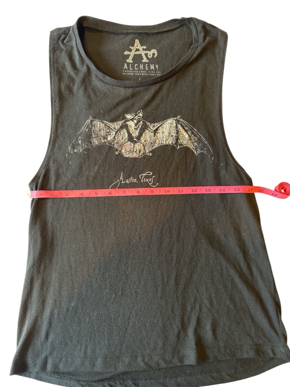 Alchemy Gothic Bat Austin,Texas tank top